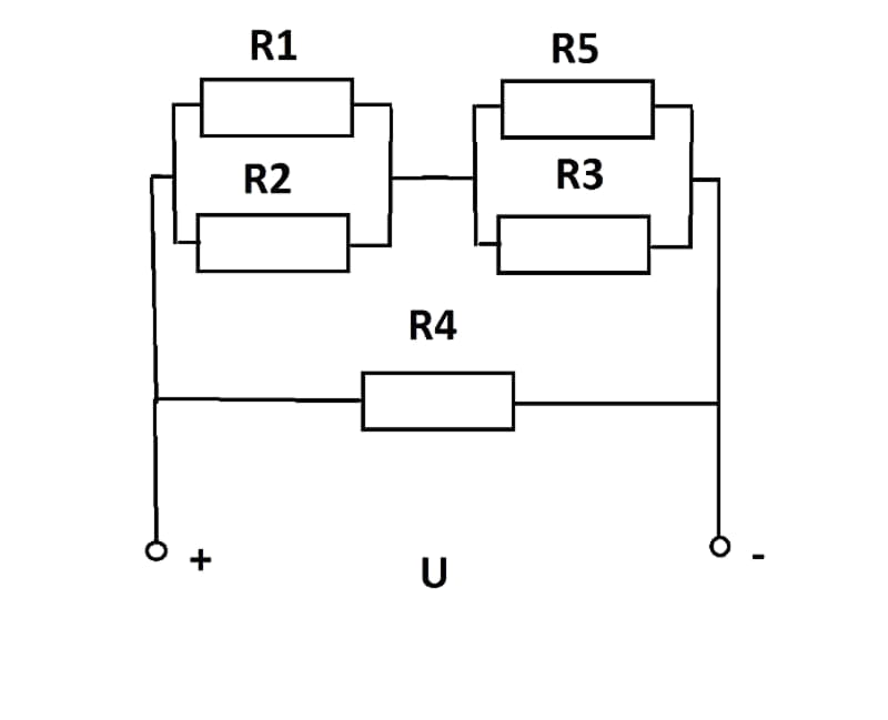 Схема с резистором