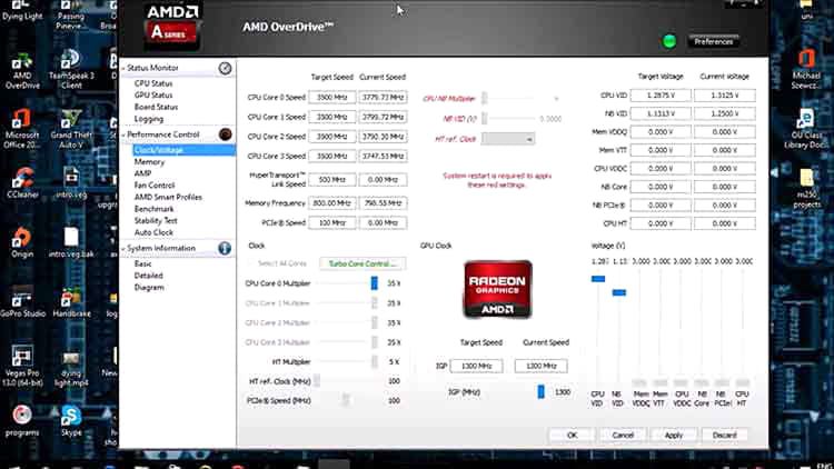 OverDrive работает только с процессорами от AMD. С