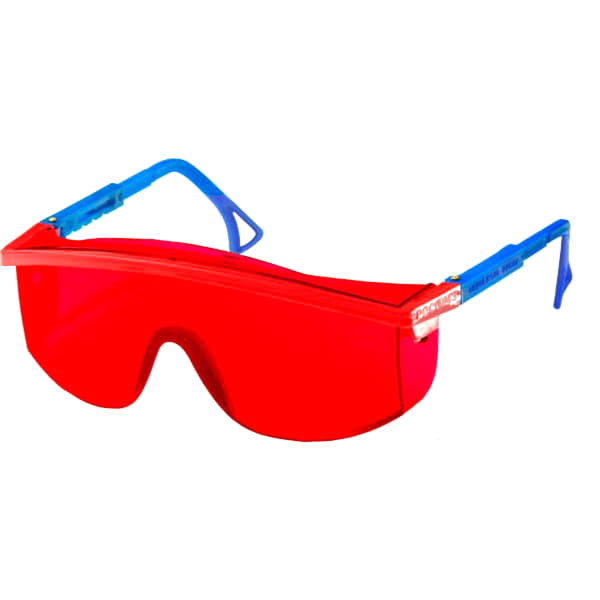 Защитные очки, применяемые при кварцевании